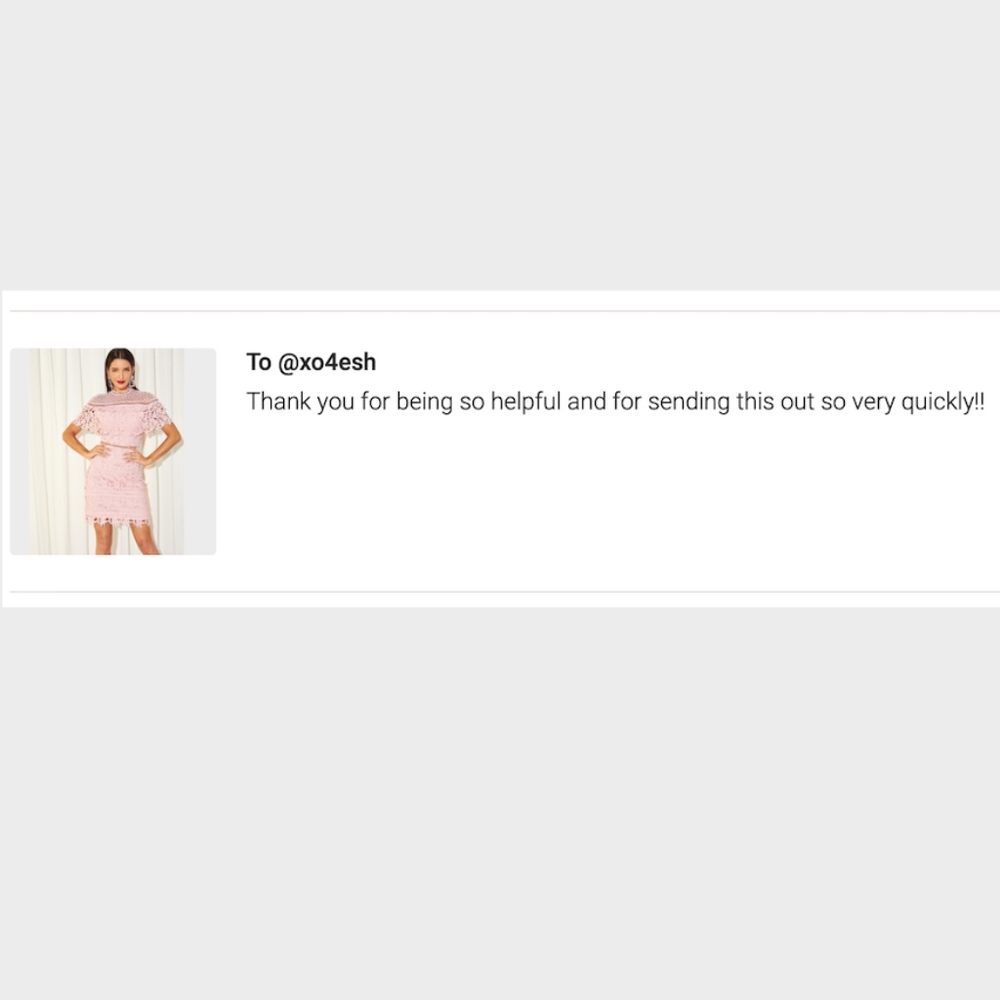 Mock Neck Guipure Eyelet Lace Dress Pink - Picture 7 of 7